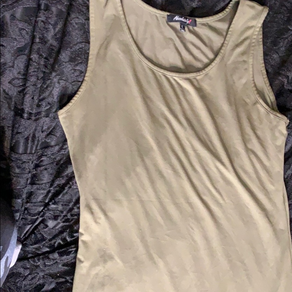 Dress olive color